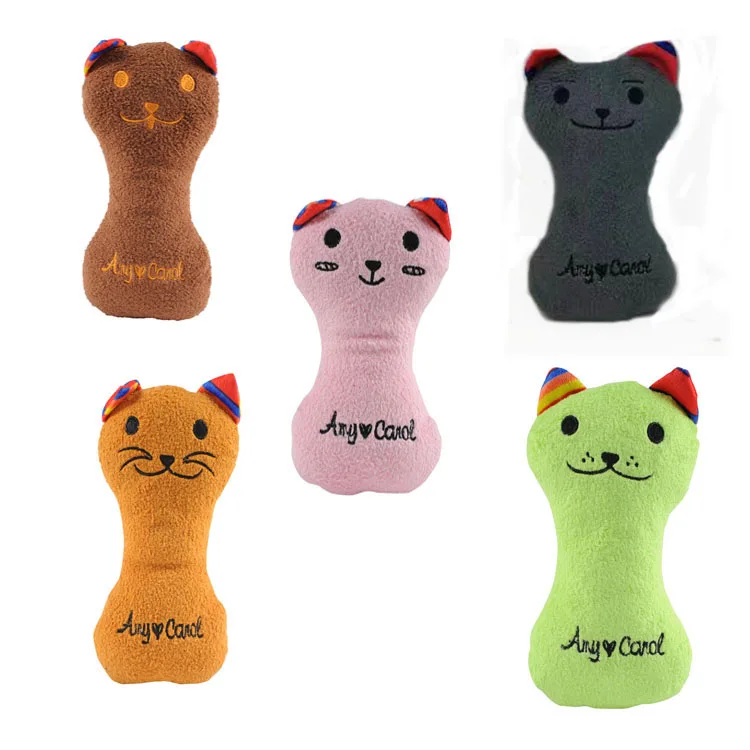 

wholesale individual Packing Adorkable cat shape catnip toy funny playing for cats kitten