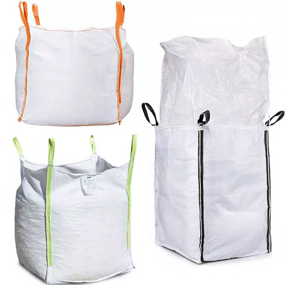 EGP Factory's Hot Sale Good Quality 100% PP Material Safety Factor 5:1 Fibc Bulk Jumbo Ton Super Sack Bag 1500kg Loading Weight