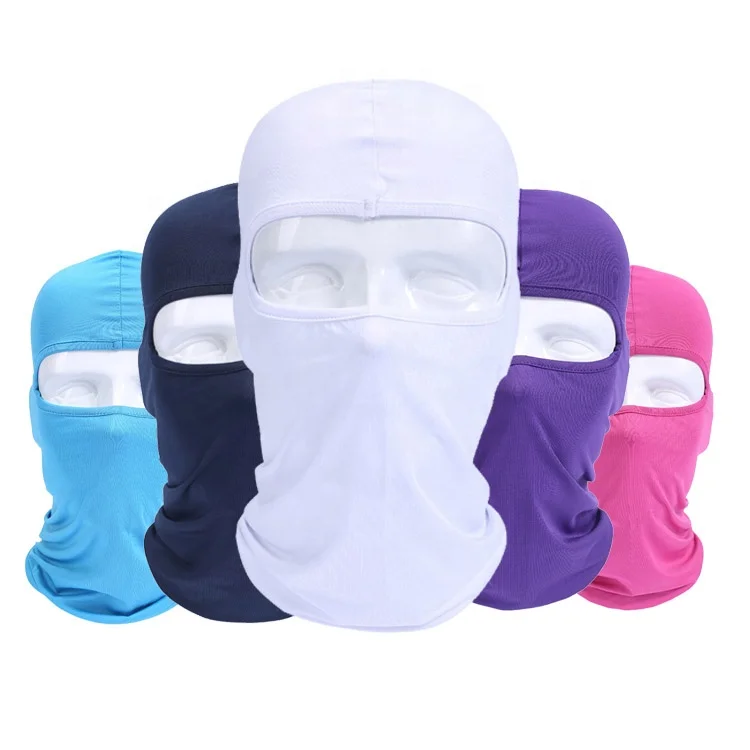 custom wholesale polyester silk fashion personalize skull balaclava