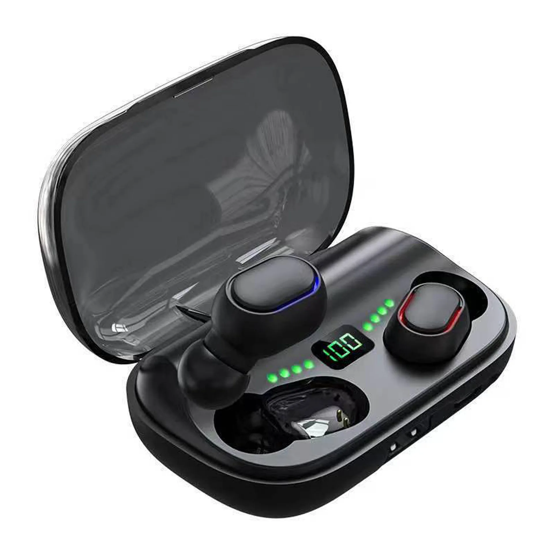 

2021 New Product Amazon Hot sale earphone headset Sports waterproof TWS JS2 wireless earbud charging in-ear headphone