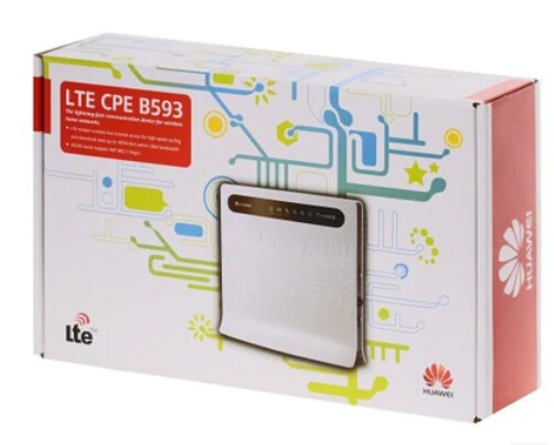 

Unlocked B593 4G LTE WiFi Router with Sim Card Slot for huawei 4G CPE B593u-12, White,black