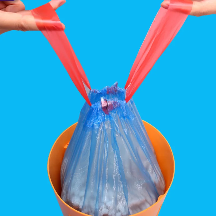 Hdpe彩色垃圾袋与胶带拉绳垃圾袋可生物降解垃圾袋
