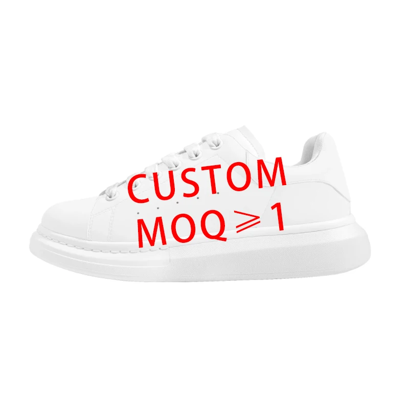 

DIY 3D Printing Service OEM LOGO Custom Shoes Customize Pattern Fashion Sneakers Men Casual Shoes Women Walking Style Shoes