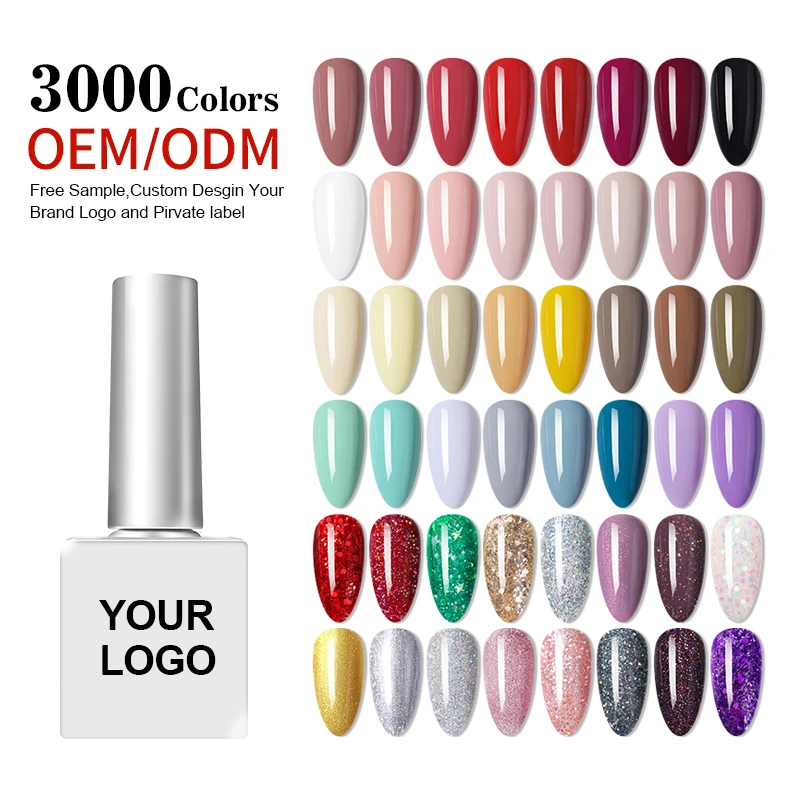 

RONIKI free sample private label OEM wholesale best color soak off uv /led gel nail polish, Over 3000 colors