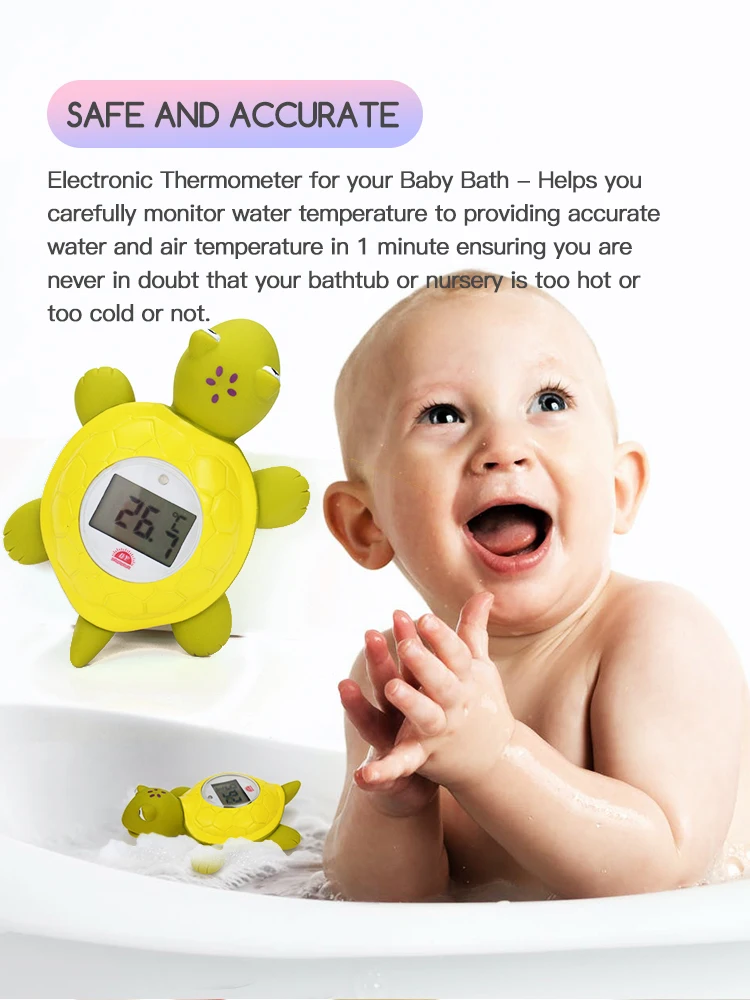 Kids Shower Floating Toy Digital Temperature Measuring Baby Bath Water
