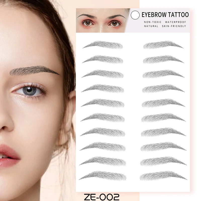 
2020 4D New design Eyebrow Tattoo Sticker 