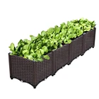 Factory Outdoor garden accessories flower pots outdoor decorative plastic pots for plants