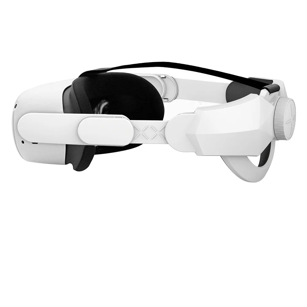 

Adjustable For Oculus Quest 2 Head Strap VR Elite Strap Comfort Improve Supporting Forcesupport Reality Access Increase Virtual, White