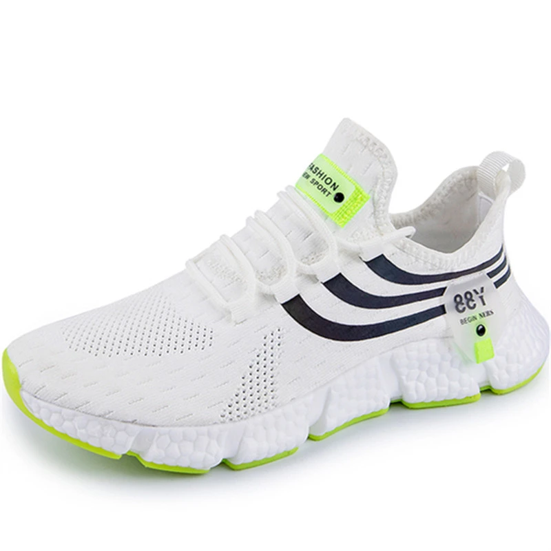 

Dropshipping Custom Logo Men Sports Knit Sock Shoes 2021 New Running Jogging Sneaker Breathable Lightweight Trendy Footwear