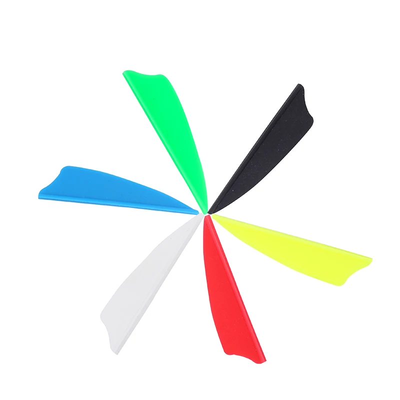 

2.0inch shield arrow vane fletching colorful carbon fiberglass aluminum arrow shafts using feather fletching on sale