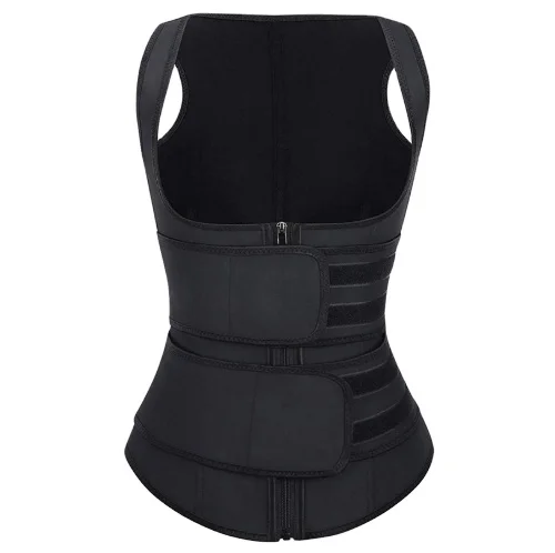 

Neoprene waist cinchers vest waist training vest Steel Bones Waist Trainer Vest Body Shaper Lose Weight, Black & white