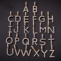 

Hiphop Jewelry Lab Diamond 26 Letters Pendant For Men's Fashion