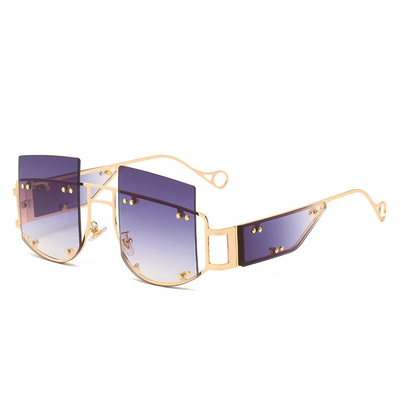 

Big Frame Custom Logo Black Square Locs Rectangle Shades Women China Wholesale Sunglasses