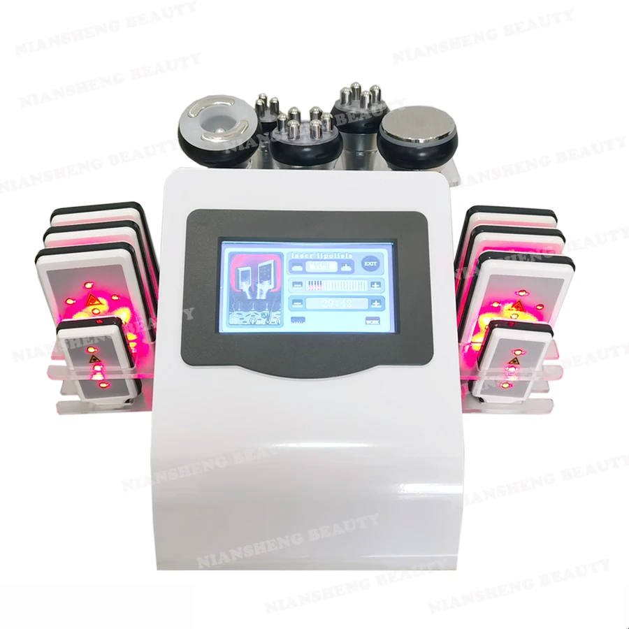 

6 in 1 vacuum cavitation machine 40k ultrasonic cavitation system weight loss skin tightening machine with factory price