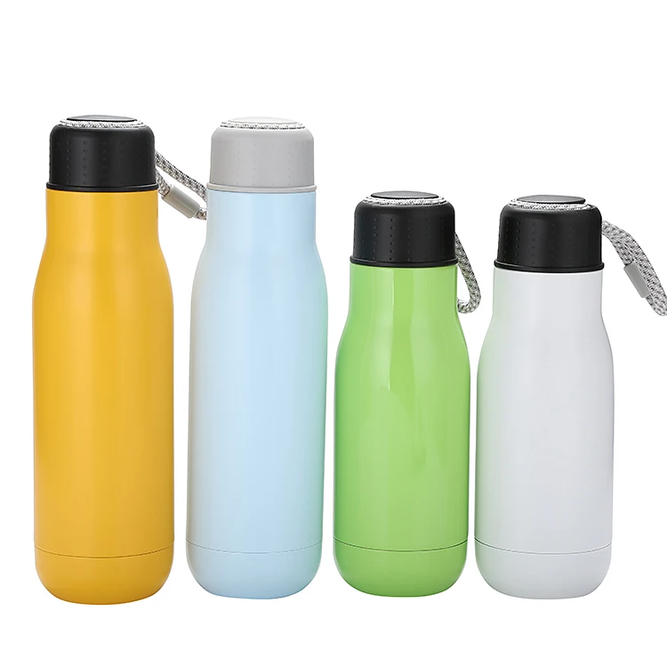 

MIKENDA hot sale double wall stainless steel water bottle thermos flask, Black, white, green and custom color