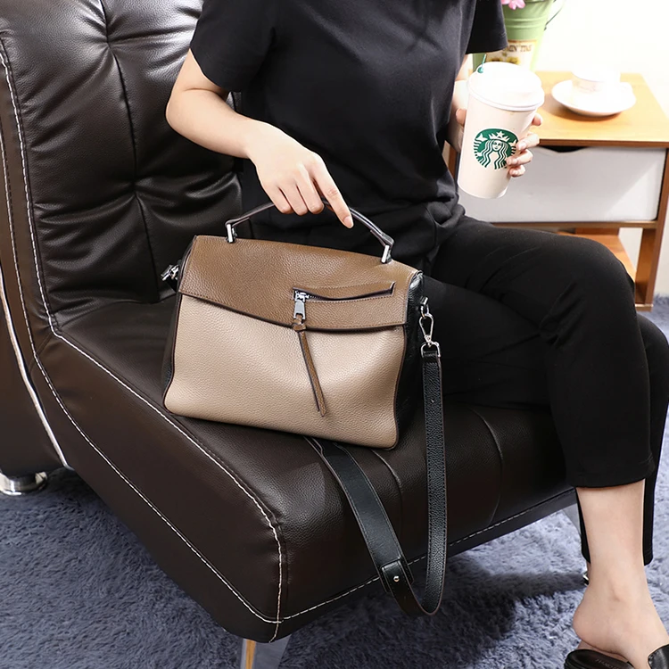 

Viney Wholesale Custom Logo OEM Single Sling Crossbody Shoulder Hand Bags Handbags for Women Luxury, Khaki