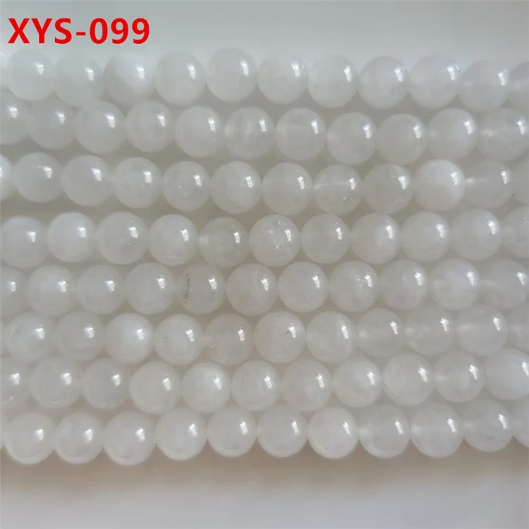 

10mm white jade jewelry gemstones beads loose beads stone