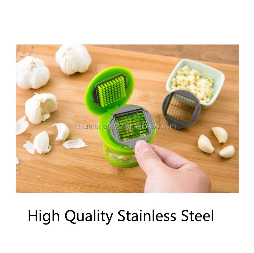 Garlic Press Chopper Slicer Hand Presser Grinder Crusher Home