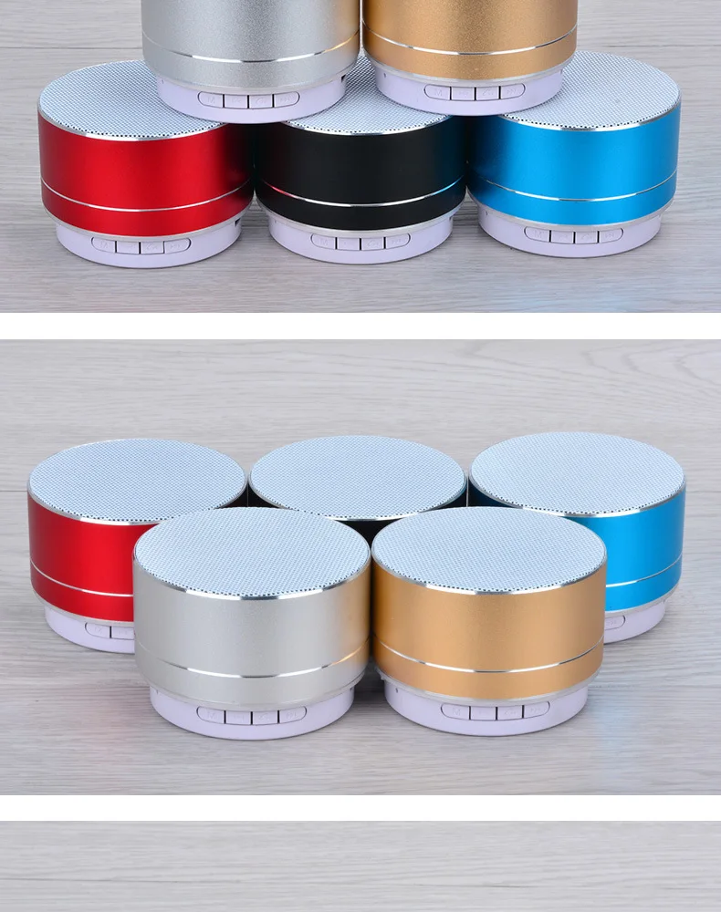HD Sound Metal Bass Blue tooth Speaker Portable Stereo Wireless Speaker for iPhone - ANKUX.COM