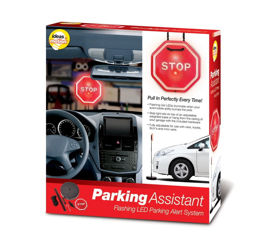 Parkez with rope with flashing LED lights 133cm parking assist garage parking assist parking sign  suspension