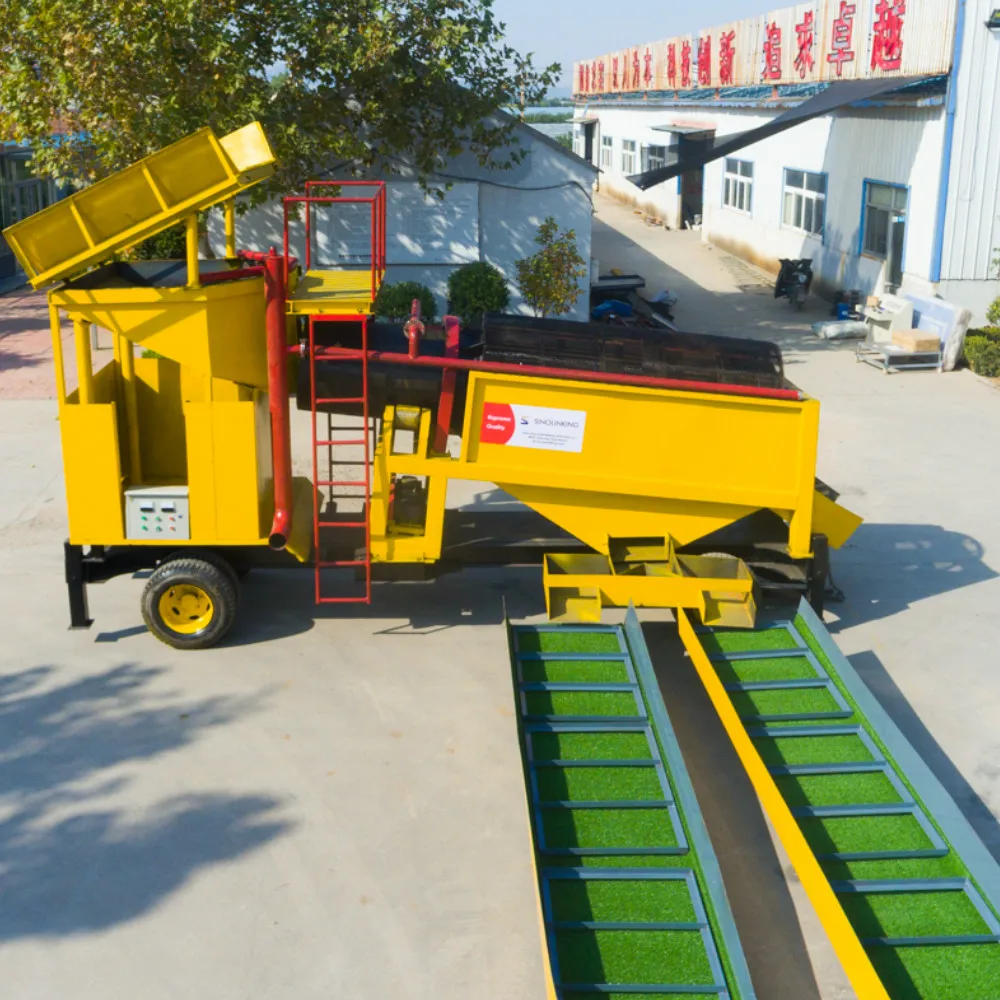 
Africa popular small trommel 200 tph alluvial gold mine washing plant for sale 