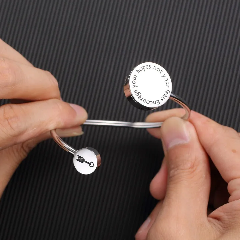 Loftily Jewelry Inspirational Bracelets Graduation Gifts Thanks Teachers Friendship Aromas Oil Diffuser Perfume Locket Bracelets