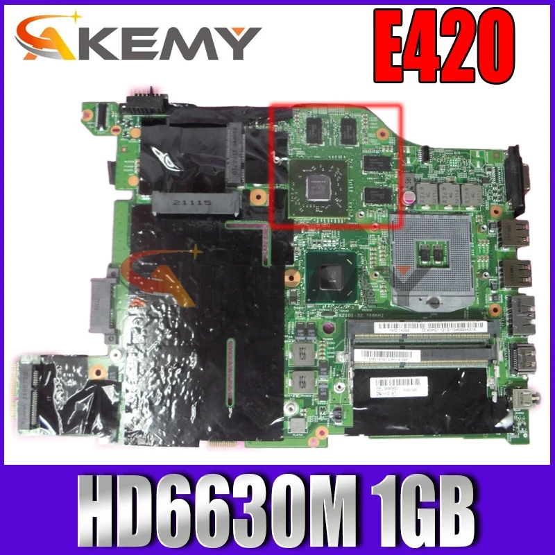 

Akemy 04W0462 MAIN BOARD For thinkpad E420 PC Motherboard HM65 DDR3 HD6630M 1GB Discrete graphics