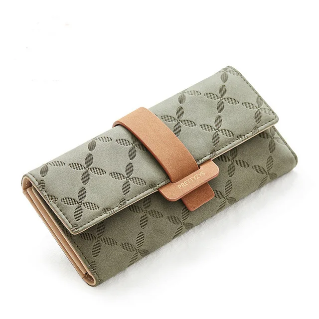 

New multifunctional hand PU leather coin wallet phone hasp bag for women purses