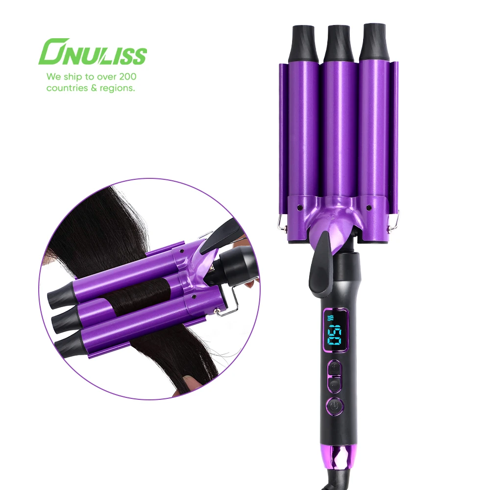 

Professional Travel Titanium Automatic Hair Curler Hair Curling Iron Rotating