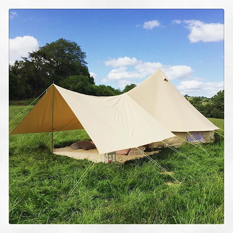 

5M Bell Tent With Awning, Customized