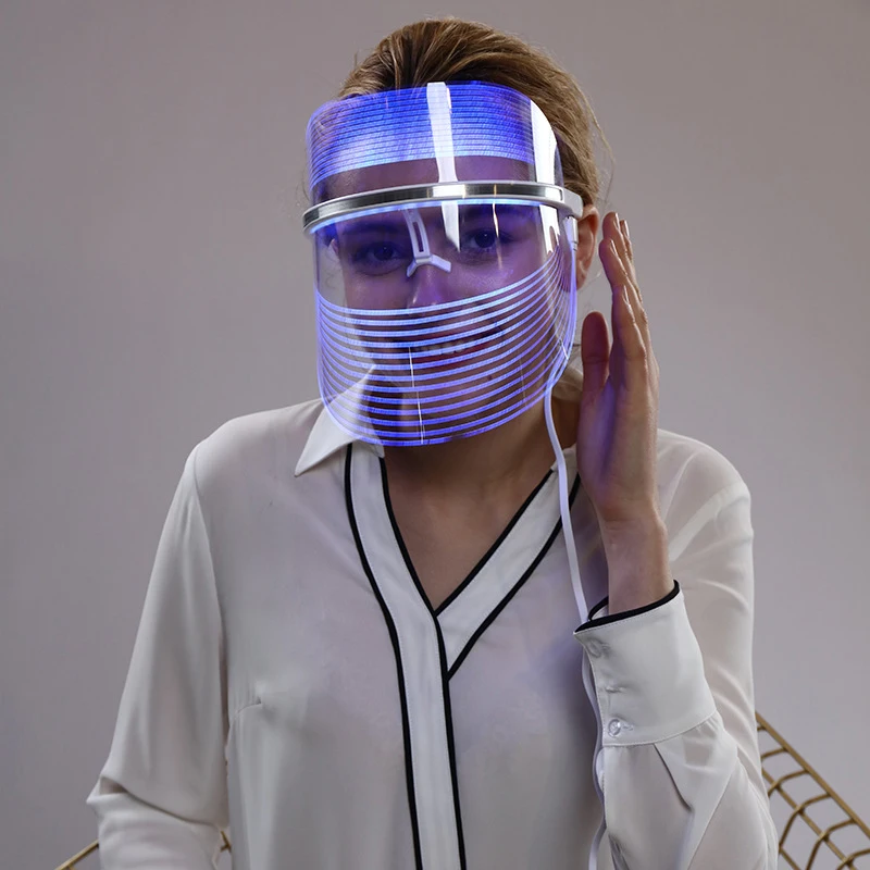 

2021 New Launched Wholesale 7 Color Led Beauty Facial Mask LED Light Therapy Face Mask For Skin Care