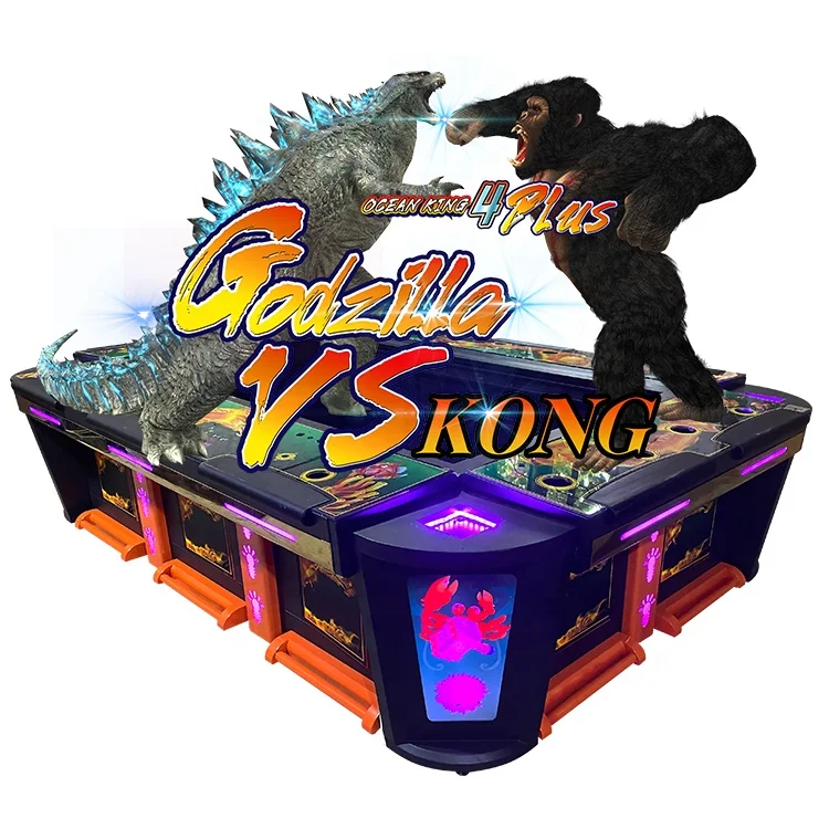 

2021 High Holding Profits 10 Players Fish Game Gambling Machine Godzilla VS Kong