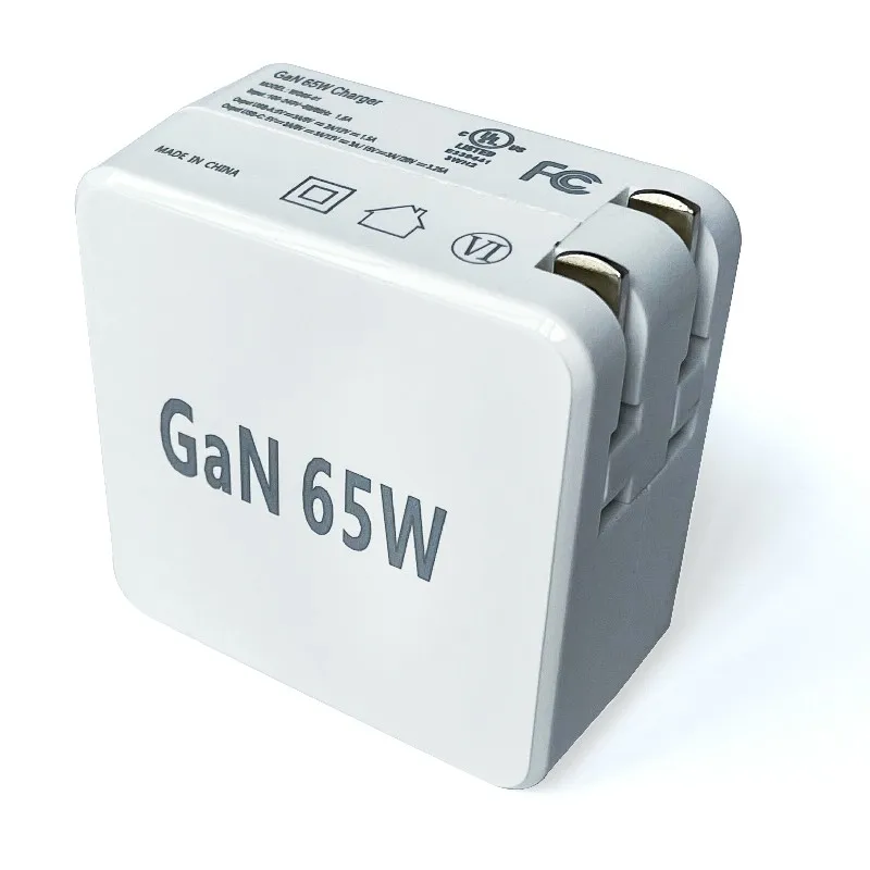 

New Products GaN 65W QC3.0 PD Fast Charging Phone Charger PD QC3.0 Laptop Charger