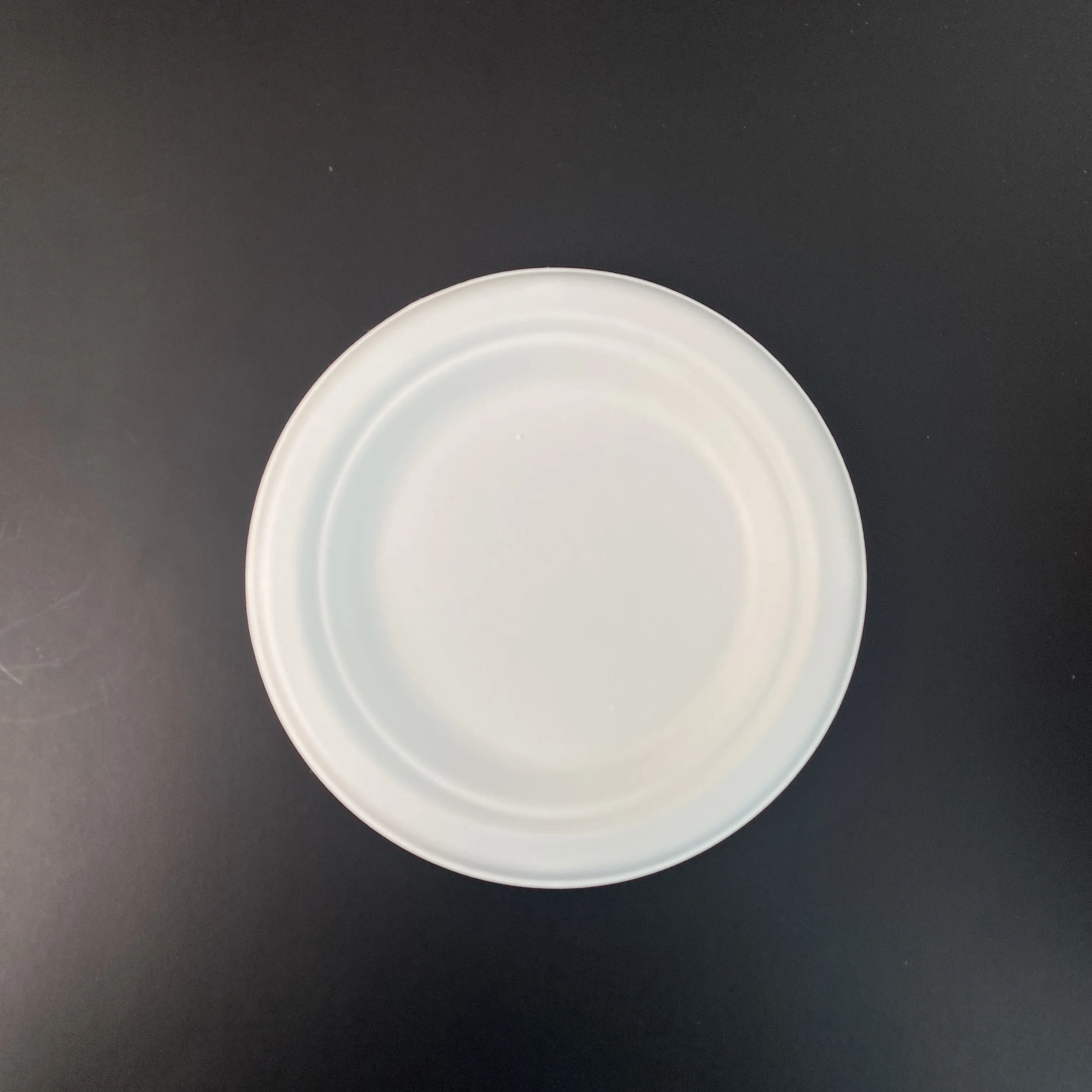 

6in bagasse plate disposable paper pulp tableware chinaware, Bleached and unbleached