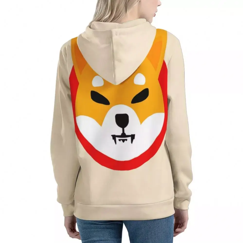 

High Quality Custom Logo Doge Coin Mining Card Shiba Inu Crypto BTC ETH Two Piece Hoodie And Pants Set, Red