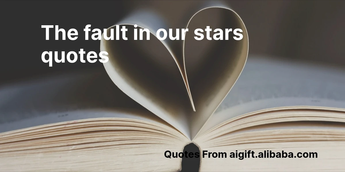 the fault in our stars quotes