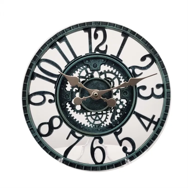 

Brand Outdoor waterproof resin wall clock Decoration Creative Presents High quality Hanging Cheap plastic wall clocks