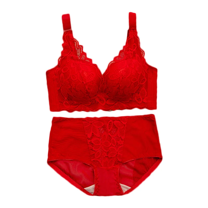 

High Quality New Fashion Embroidery Lace Bra Women Underwear Push Up Bra and Panty Set