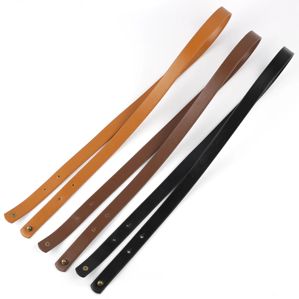 

100cm New Arrival PU Leather Handbag Shoulder Bag Straps Multi Color Bag Handles Accessories for Women's bag handles, Black/coffee/tan