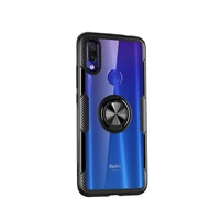 

Acrylic Ring Holder Car Magnet Shockproof Armor Phone Case For Xiaomi Redmi 7