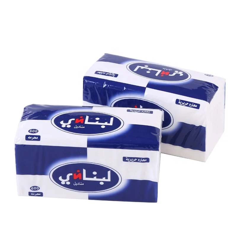 

High Quality Customized Label Packing Tissue Soft Pack Facial Paper, Natural white