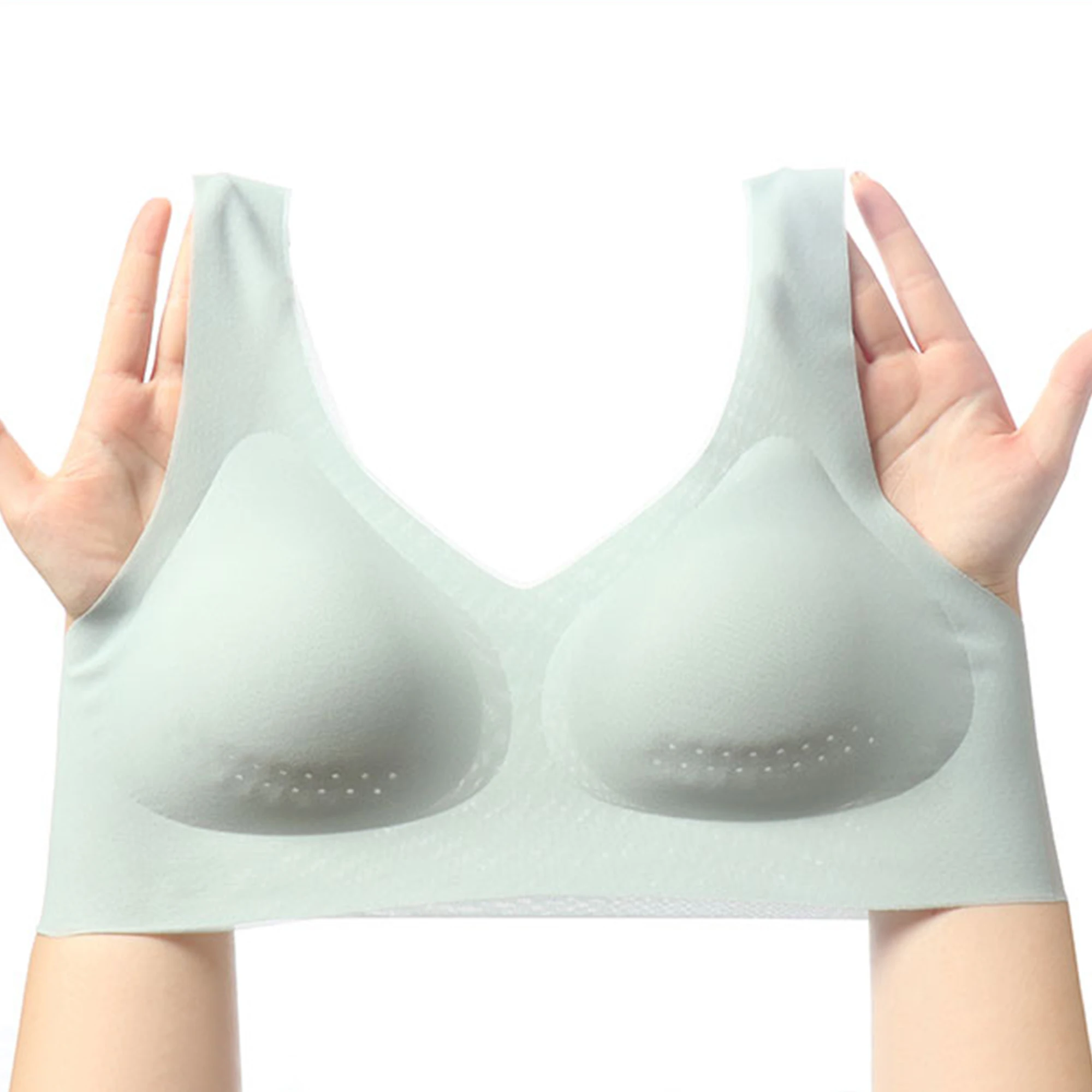 

Professional Manufacturer Free Sample leopard seamless cotton wireless soft bra female push up bra