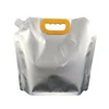 Foil liquid bag beer juice shampoo reusable spout beverage pouch for drink packaging