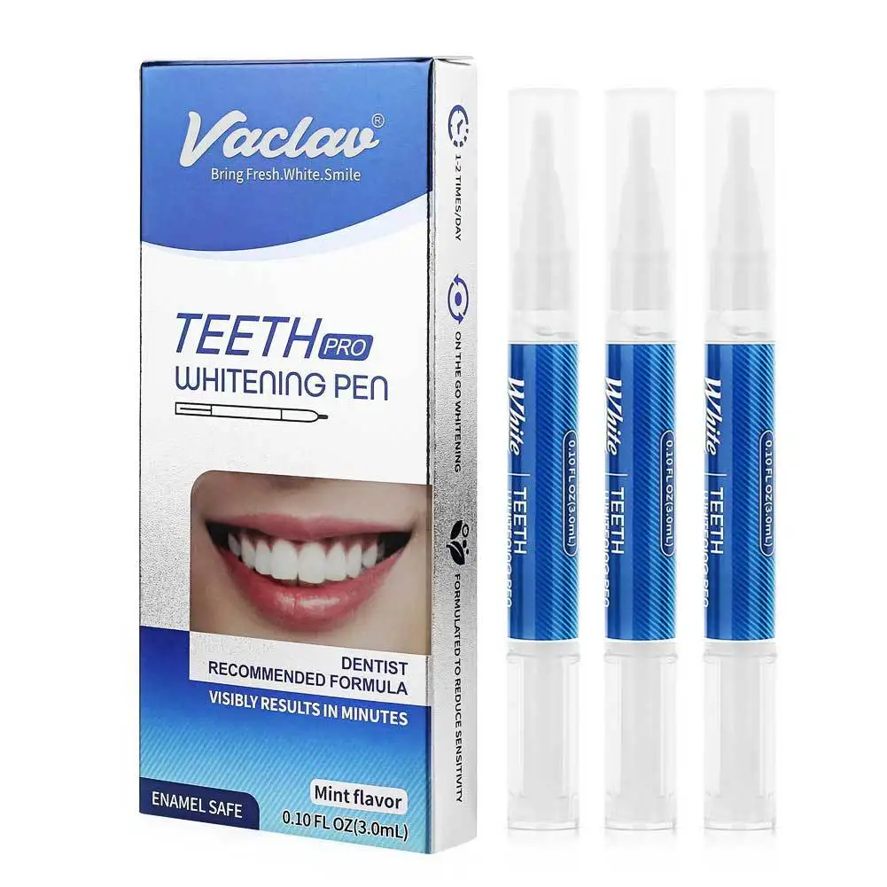 

Teeth Bleachment Dental Whitener Oral Hygiene Care Teeth Whitening Pen Teeth Whitener Cleaning Serum For Plaque Stains Remove, Transparent