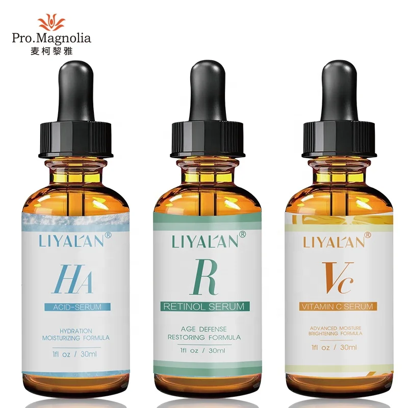 

Organic serum set vitamin c serum with hyaluronic acid ritinol serum set