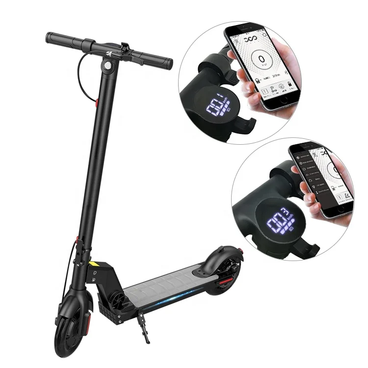 

EU Free Shipping Germany Warehouse Foldable Smart APP Control Electric E Scooters For Sale, Cheap Price Adult 350W 8.5inch 10Ah