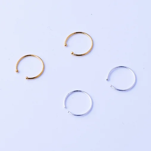 

Explosive style plain silver ring European and American 925 nose nail pier nose pirsing cat nose pin piercing jewelry, As shown