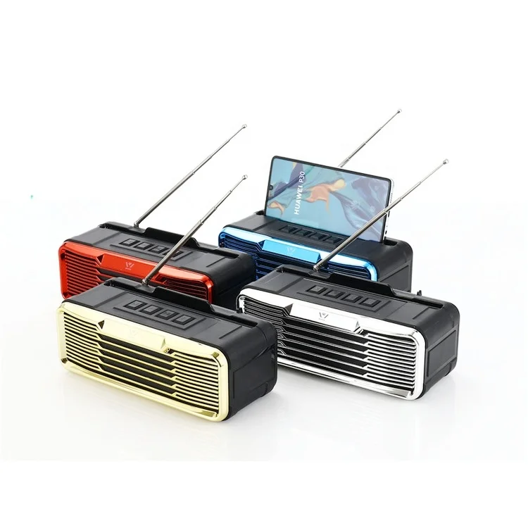 

Professional factory sell smart speaker With card Cell phone slot antenna wireless BT sound box