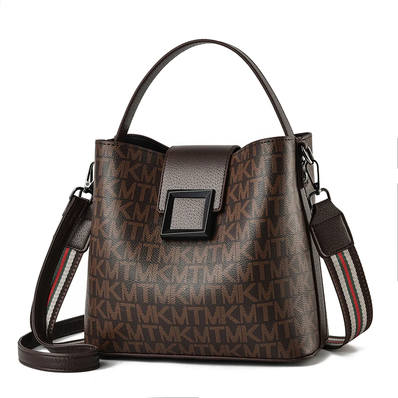 

Printed Large Capacity Bucket Bag messenger BAG Versatile Shoulder Bag