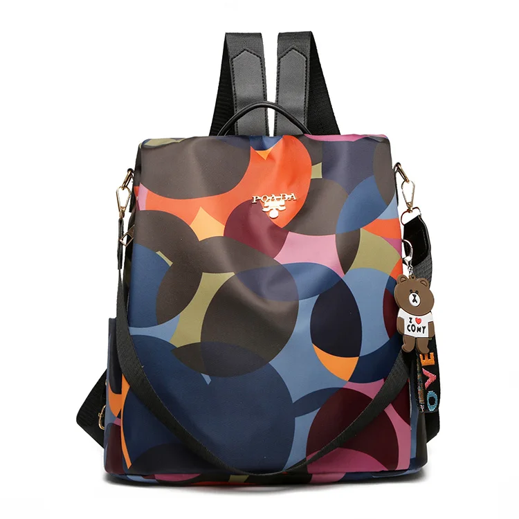 

BP036 New arrival oxford women fashion travel casual school bag small ladies backpack luxury